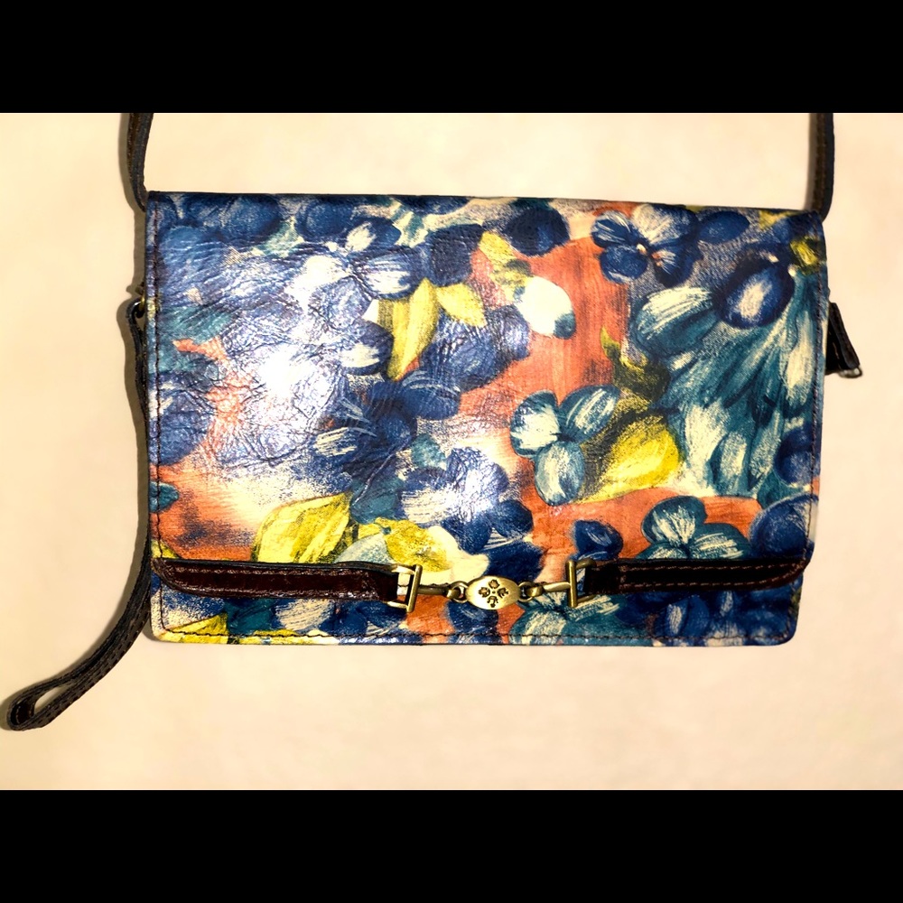Patricia Nash the Blue Clay Apricale Crossbody Bag